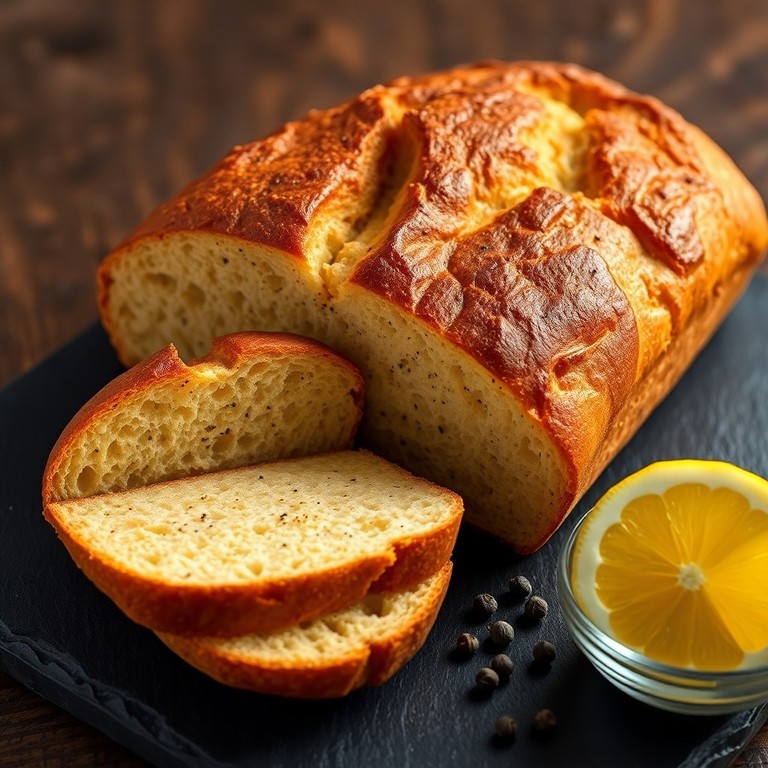 Pan de Huevo al Horno con Especias y Limón