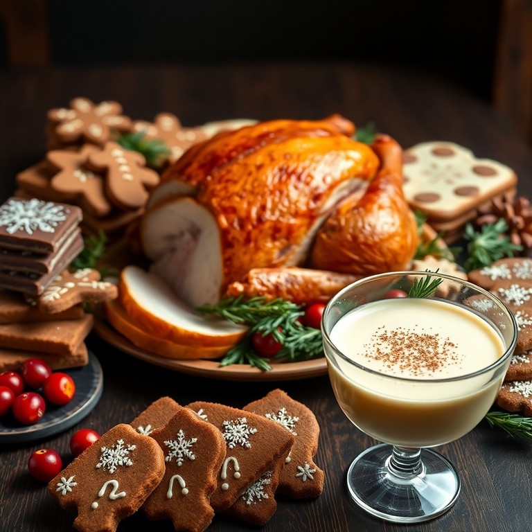 Recetario Navideño Completo: Platos, Dulces y Bebidas Festivas