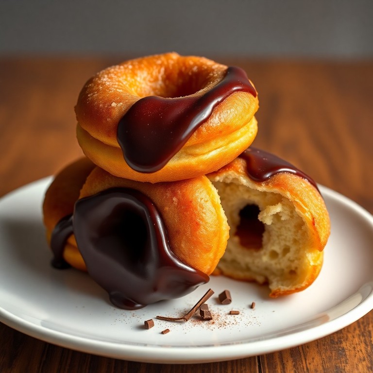 Donuts de Chocolate Fofinhos com Ganache Intensa