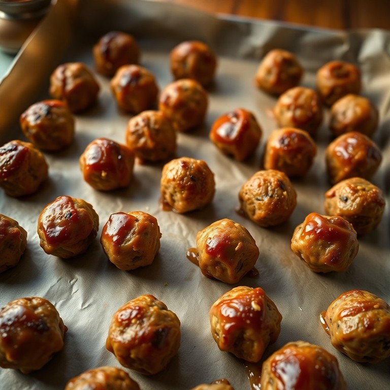 Klassische Partyfrikadellen aus dem Backofen