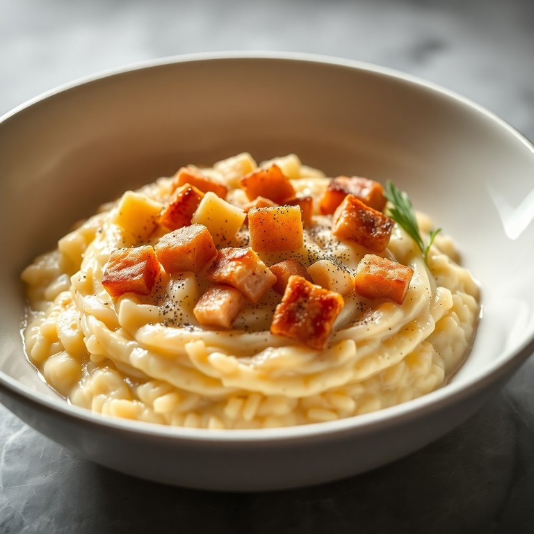 Risotto Cremoso Asiago e Guanciale Classico