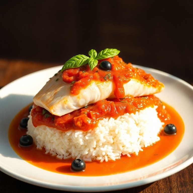 Filet de Pangasius à la Provençale avec Riz Parfumé