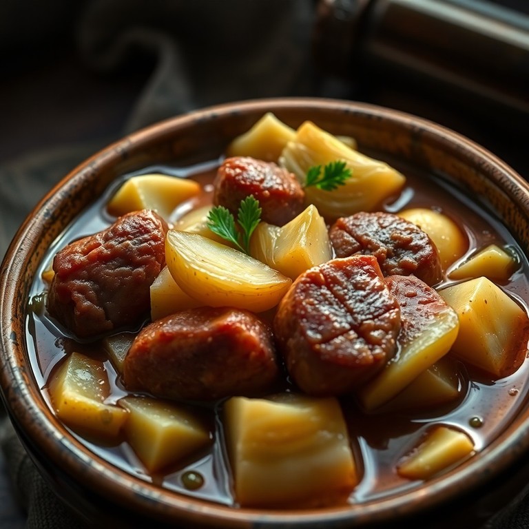 Potée Alsacienne Express au Jarret de Porc et Saucisses Fumées (Cocotte-Minute)