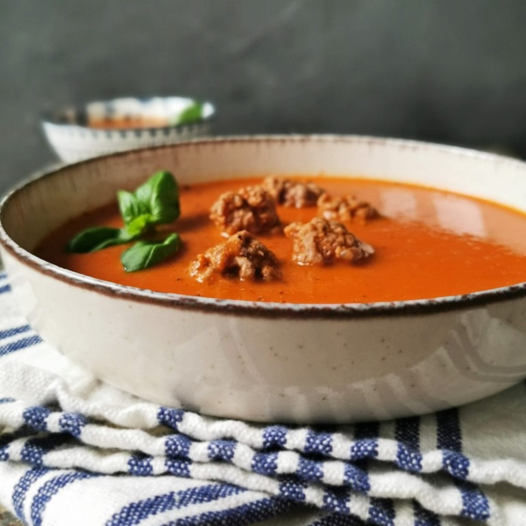 Tomatensoep met balletjes