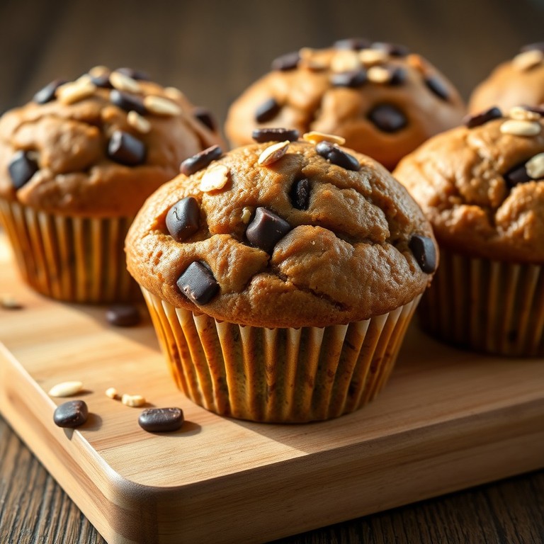 Muffins Moelleux Banane et Chocolat Noir Express