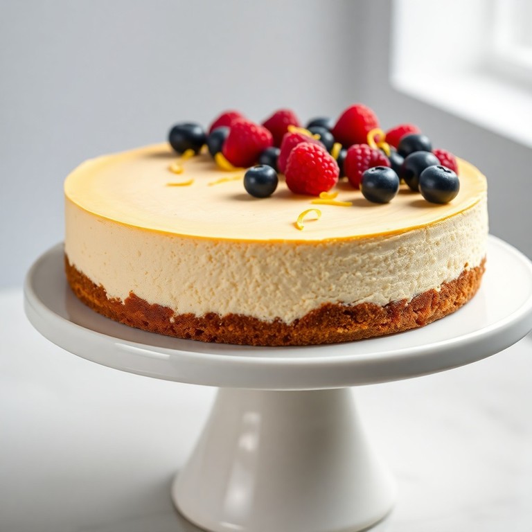 Klassischer Cremiger Veganer Cashew-Käsekuchen