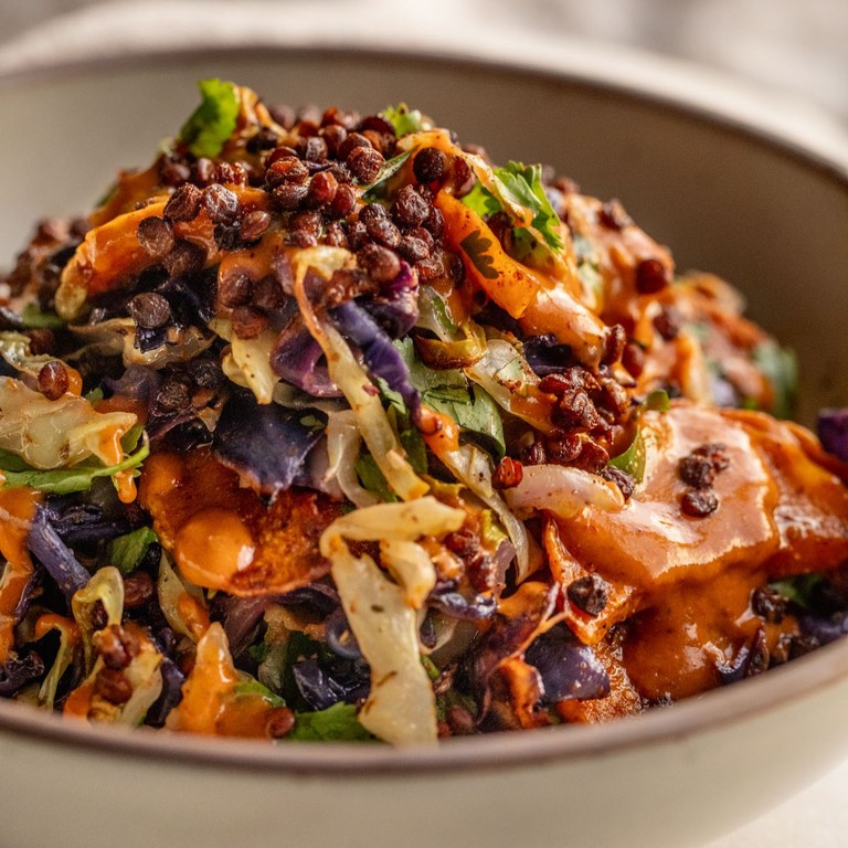 Orangen-Chipotle-Honeynut-Kohl-Salat