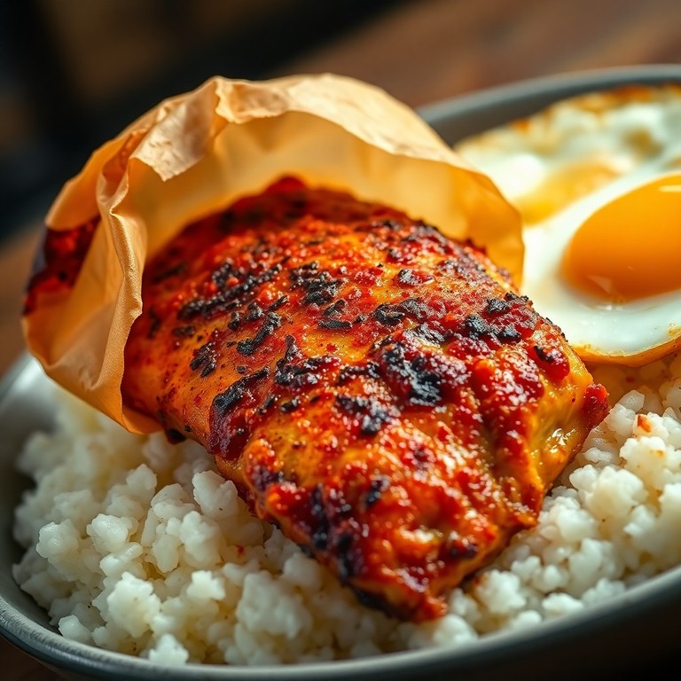 Poulet Épicé en Papillote à l'Air Fryer