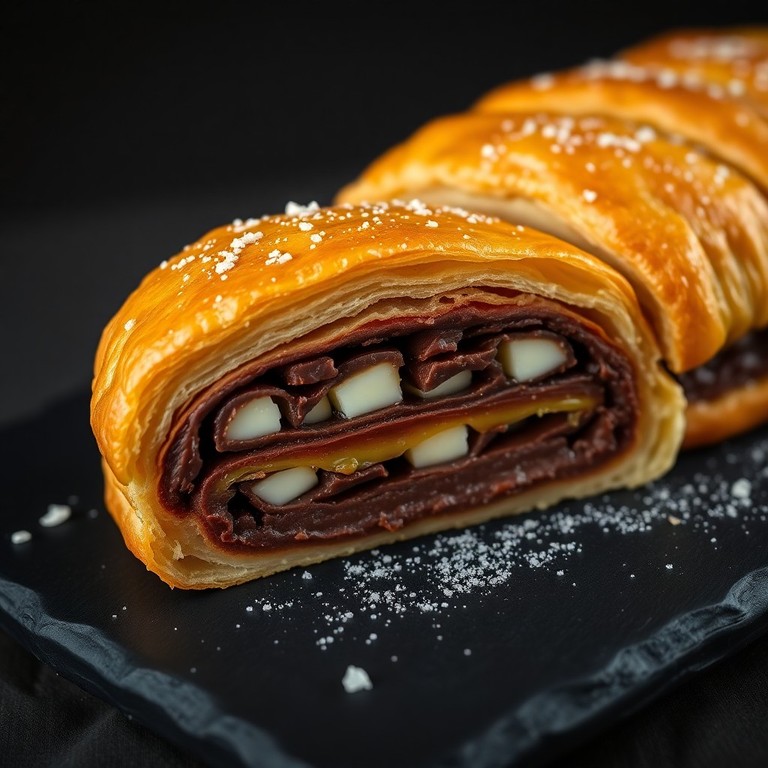 Blitz-Schichtcake mit Nutella, Feta und Parmesan