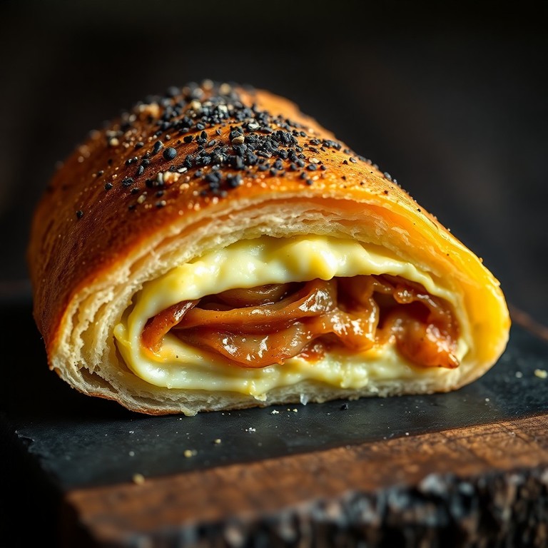 Pain Perdu Salé à la Dinde et à la Moutarde Forte