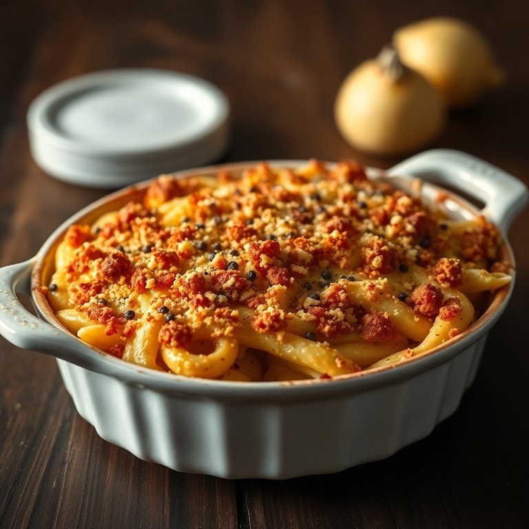 Gala de Pâtes au Four à la Crème et Fromage de Caractère