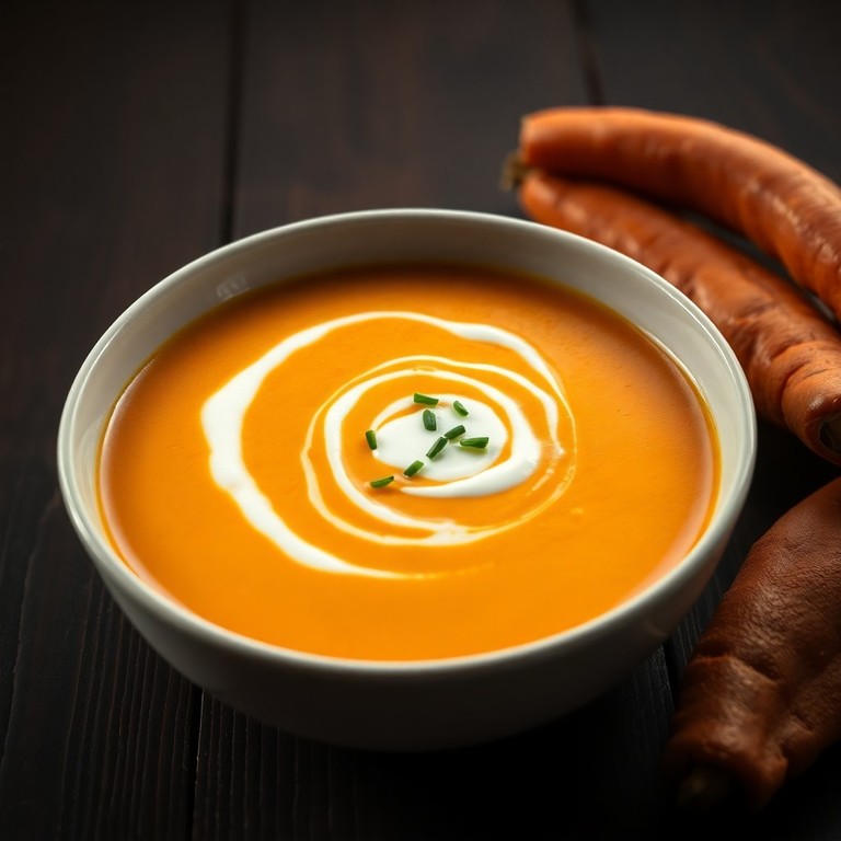 Velouté Doux de Potimaron et Carottes à l'Ail