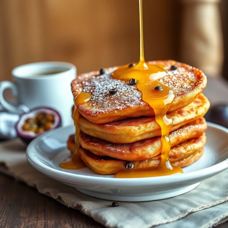 Rabanada Tradicional com Calda Refrescante de Maracujá