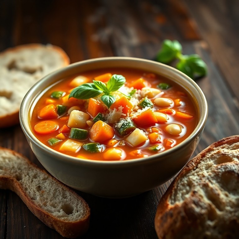 Soupe Minestrone Traditionnelle Italienne