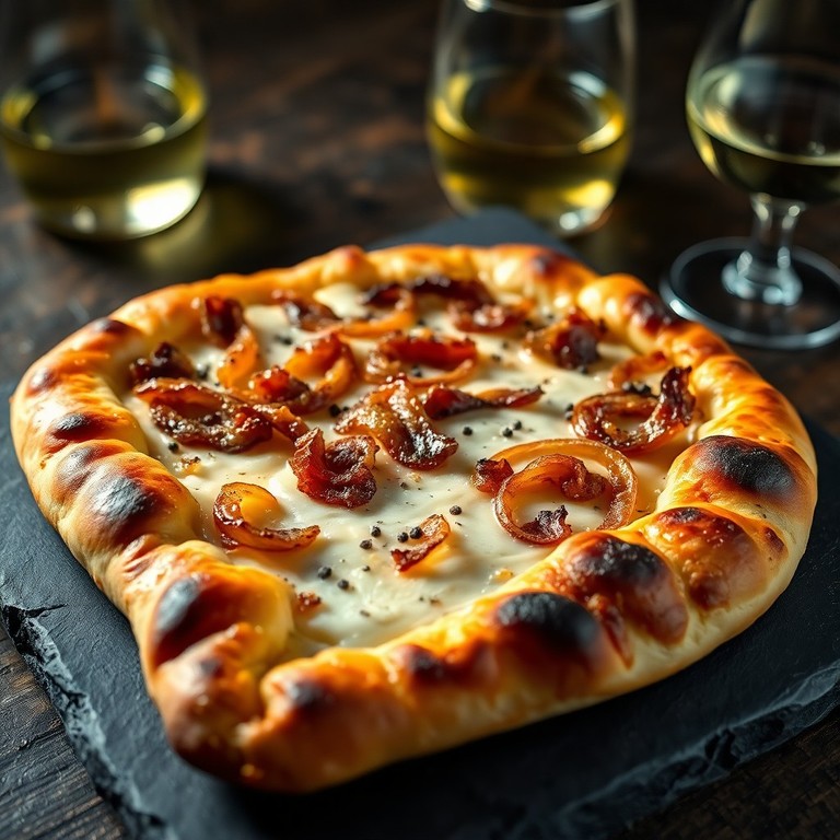 Tarte Flambée Alsacienne Classique (Flammekueche)