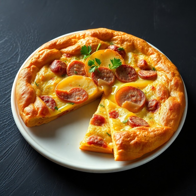 Tortilla de Papas y Salchichas Clásica