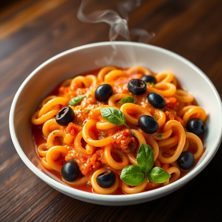 Macarrão Parafuso ao Estilo Mediterrâneo Cremoso