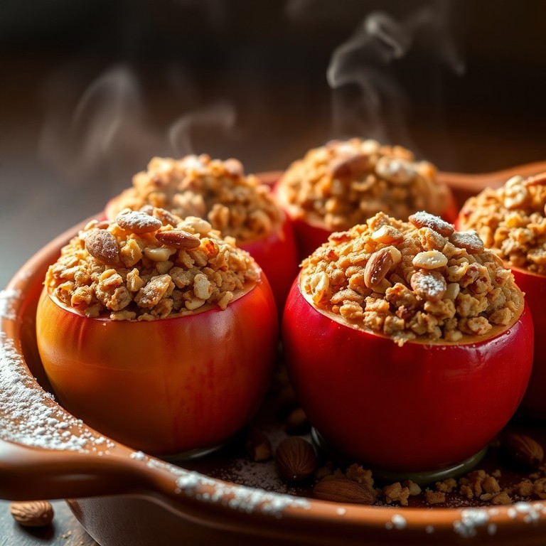 Mele Cotte in Friggitrice ad Aria con Avena e Mandorle