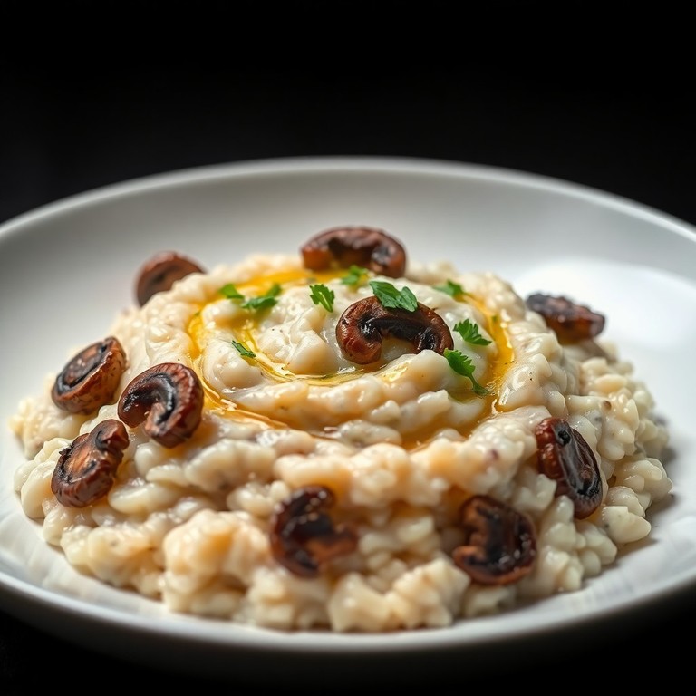 Cremiges Pilzrisotto mit Trüffelöl