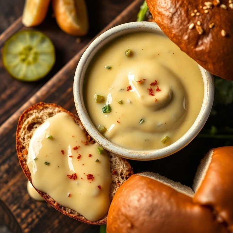 Protein Big Mac Soße mit Skyr und Ei