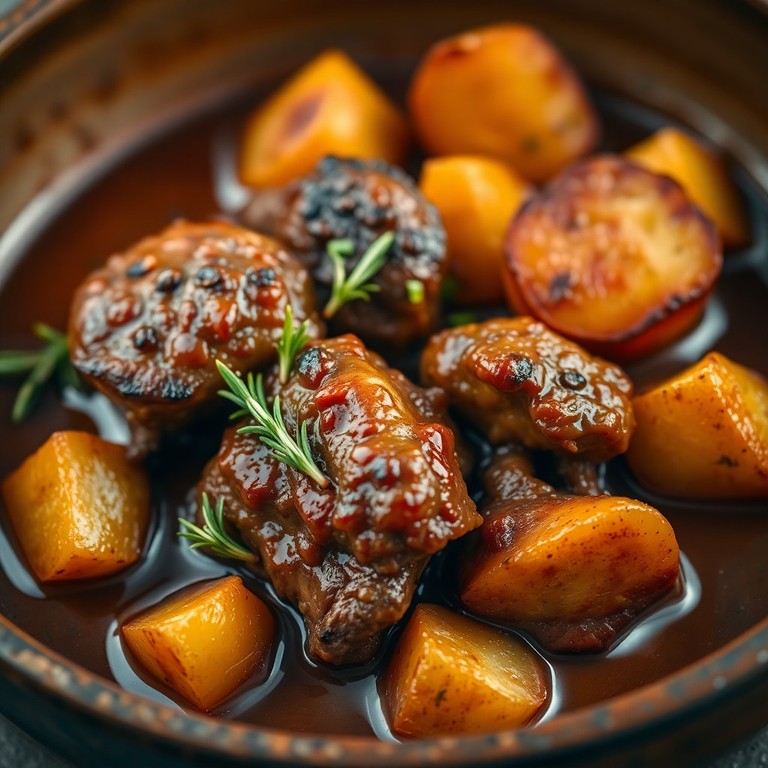 Ensopado de Frango Provençal com Batatas ao Alecrim