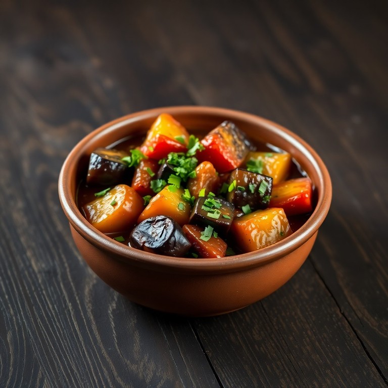 Ragoût Méditerranéen de Légumes Rôtis aux Champignons