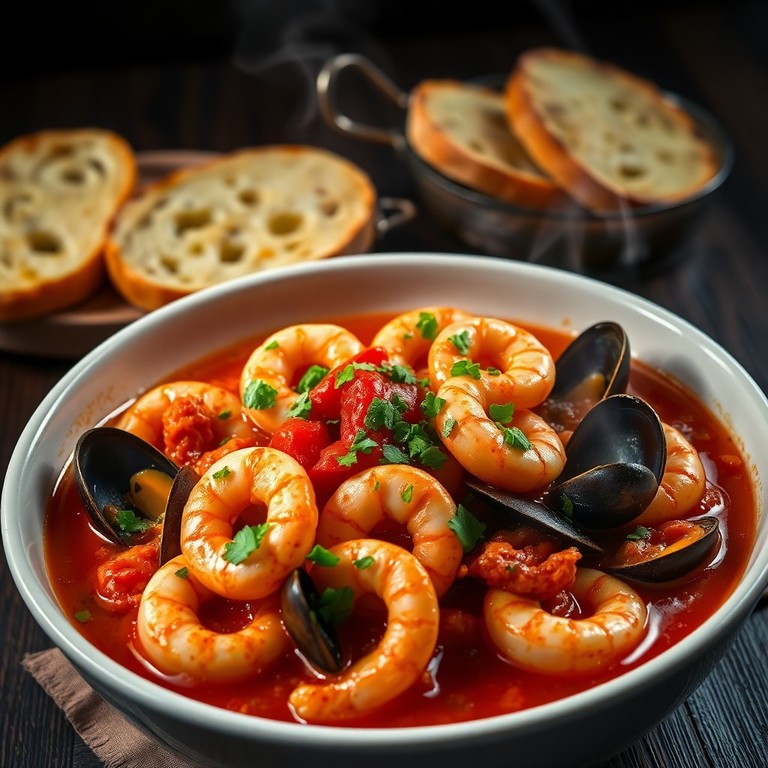 Ragoût de Fruits de Mer Méditerranéen Express