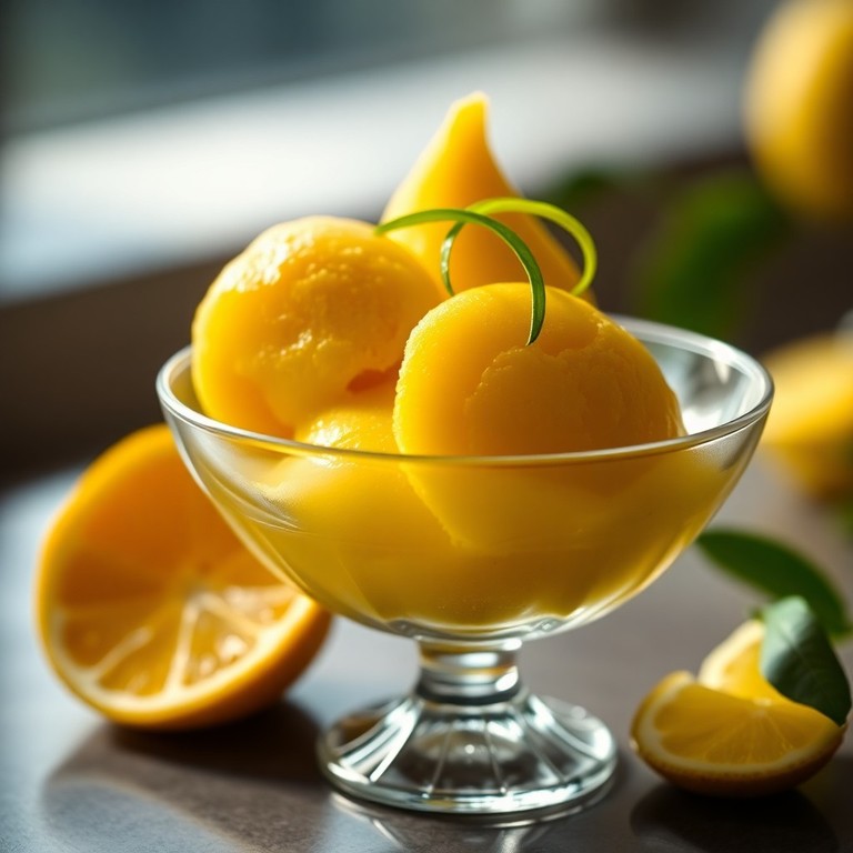 Crème Glacée Onctueuse Banane-Mangue au Combava