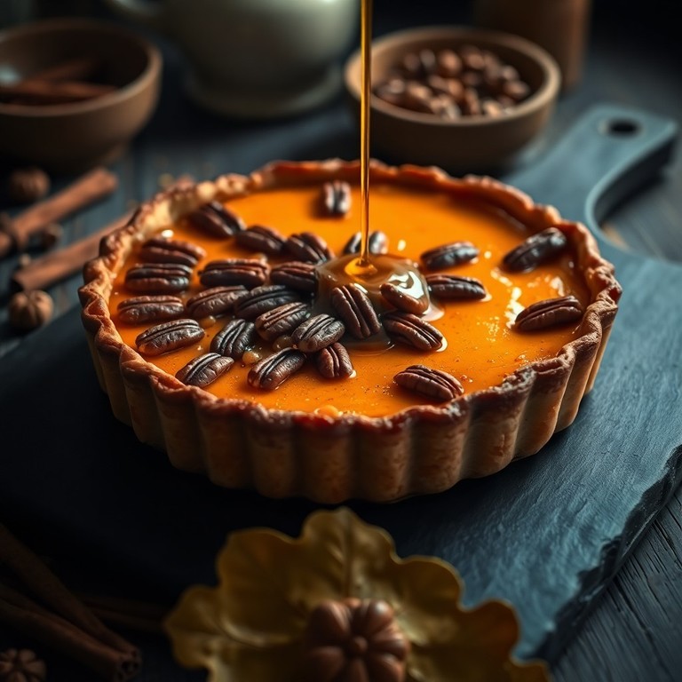 Tarte Rustique aux Courges et Noix de Pécan