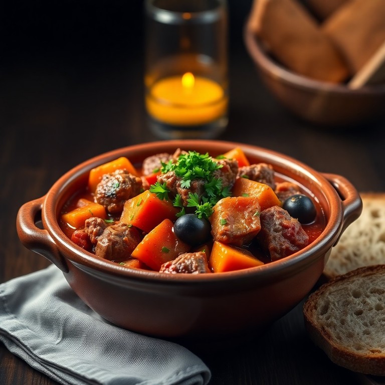 Estofado de Cordero con Verduras Mediterráneas