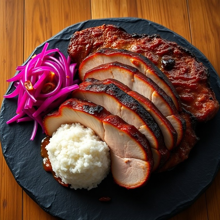 Asiatisk Svinesteik med Syltet Rødkål og Ingefær