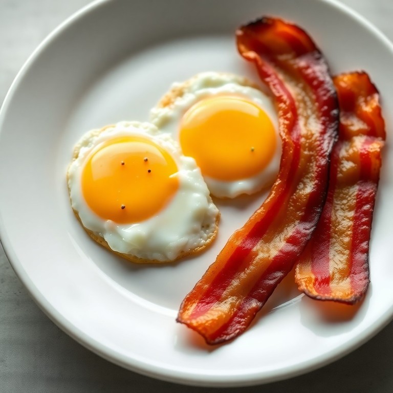 Klassiek Gebakken Ei met Krokant Spek