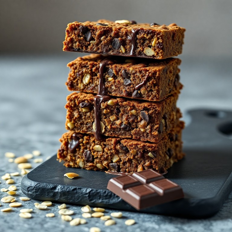 Barritas Energéticas de Avena y Chocolate Negro