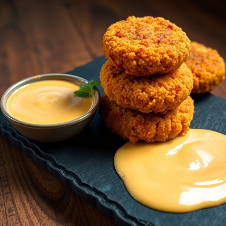 Croquetas Crujientes de Tarwi con Salsa Cremosa de Ají Amarillo
