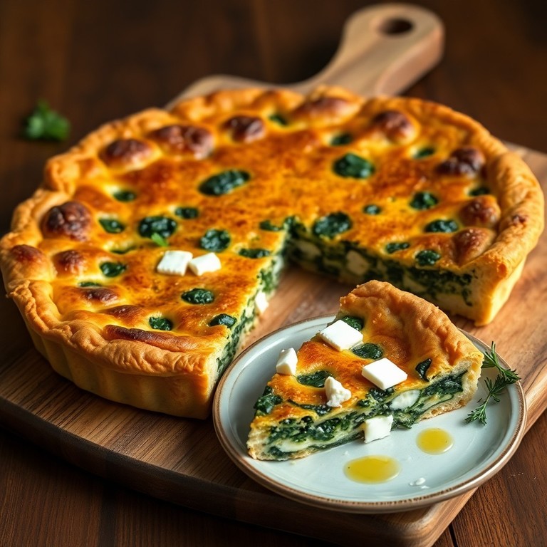 Klassieke Snijbiet en Feta Quiche