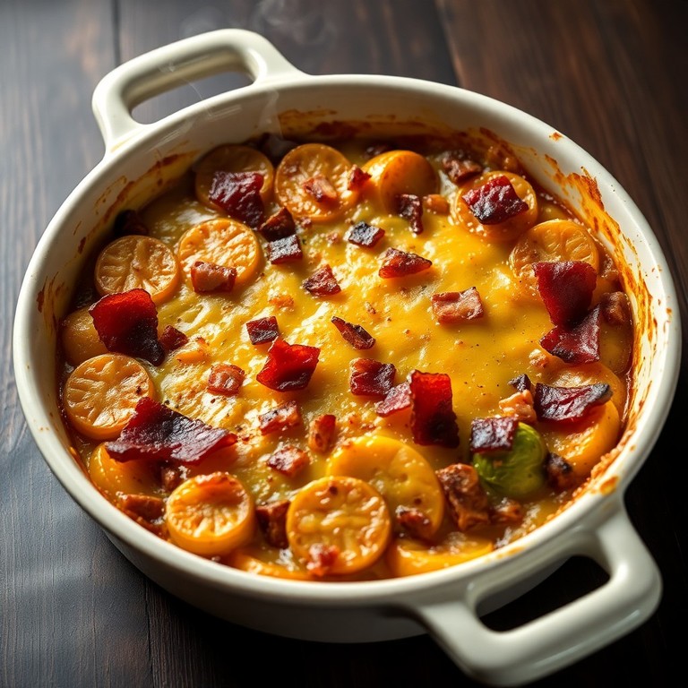 Spruitjes en Varkensvlees Gratin