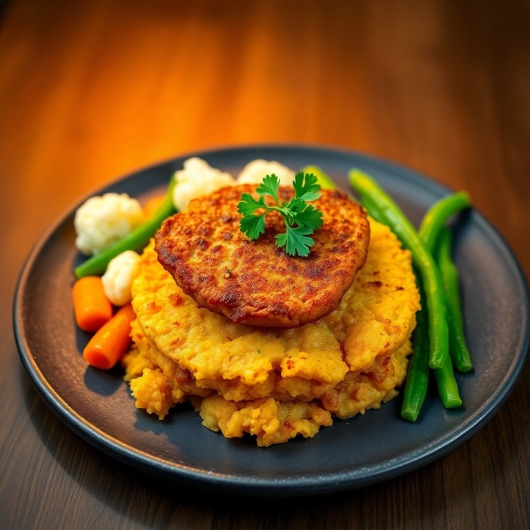 Krokante Vegan Rosti met Hollandse Groentenmix