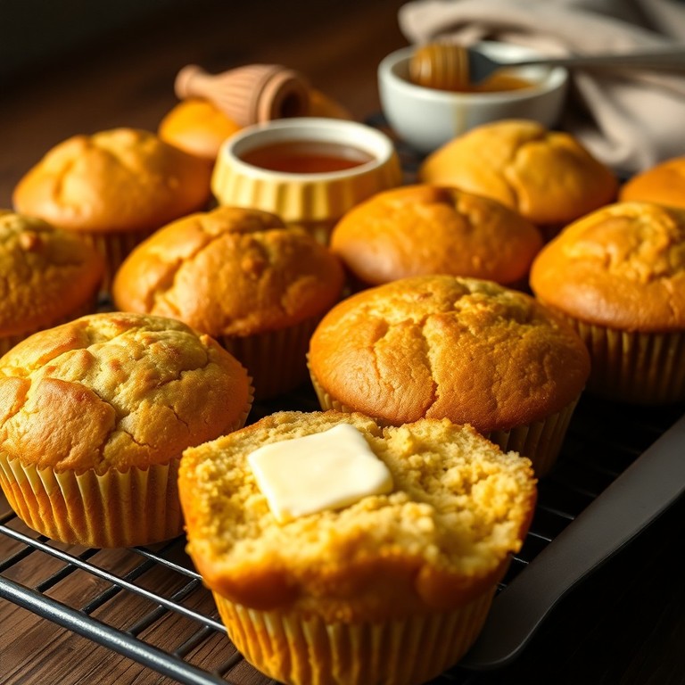 Classic Sweet Cornbread Muffins
