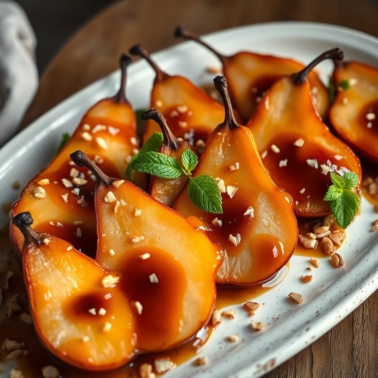 Gegratineerde Peren met Mirre en Honing (Groot Gebruik)