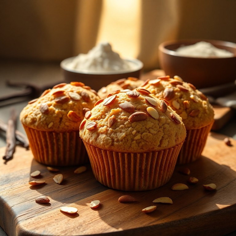 Almond Vanilla Millet Muffins