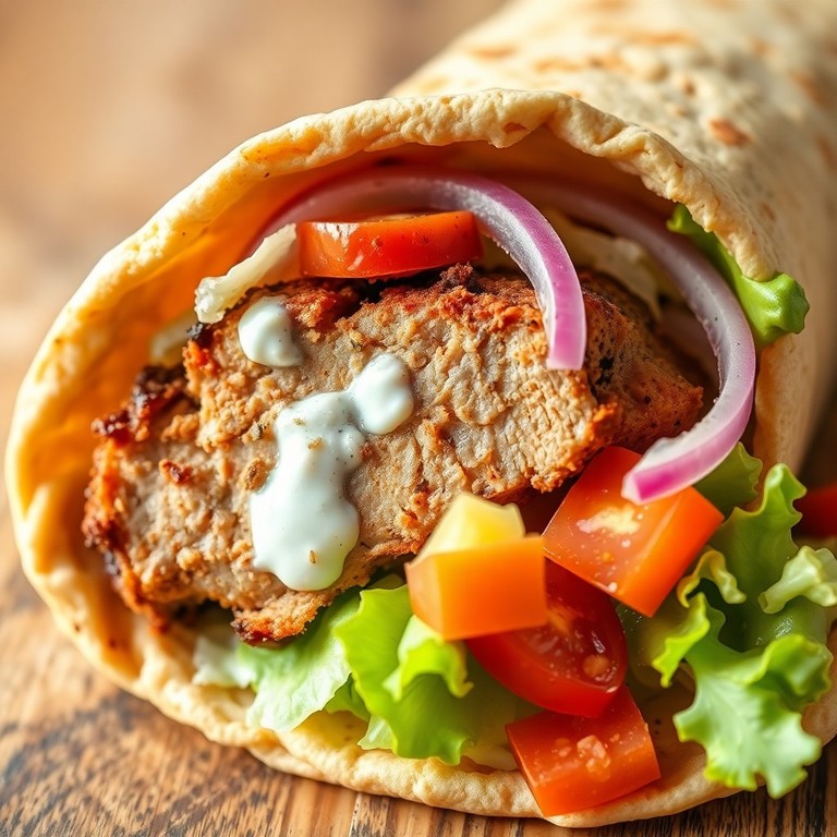 Griechische Gyros-Rollen mit selbstgemachter Gewürzmischung