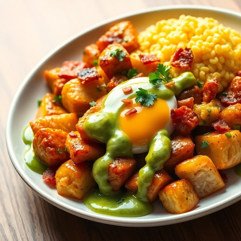 Asian-Inspired Chicken and Cauliflower Stir-Fry with Cilantro-Lime Drizzle