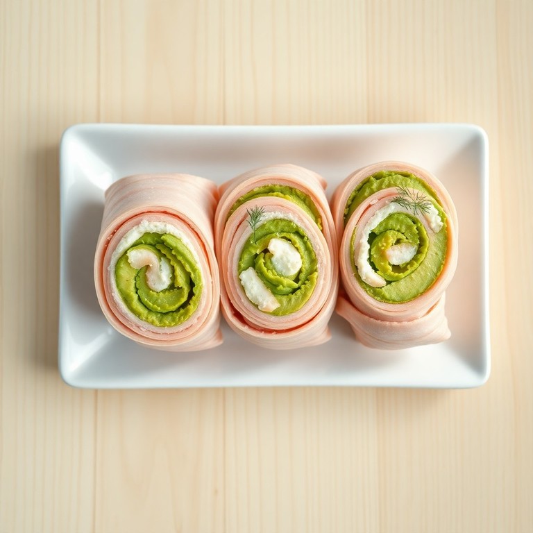 Rollitos de Pavo y Aguacate con Eneldo
