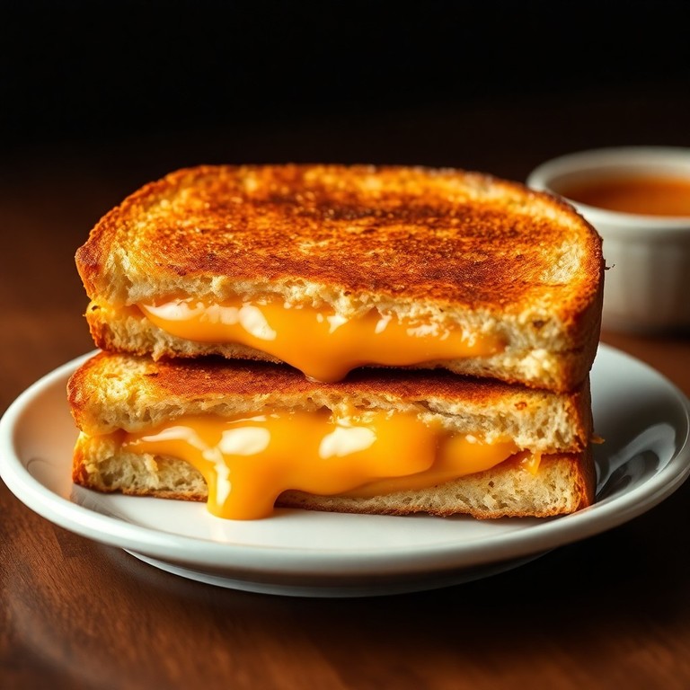 Classic Buttery Grilled Cheese Sandwich