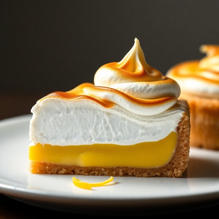 Tarte au Citron Meringuée et Praliné Croustillant