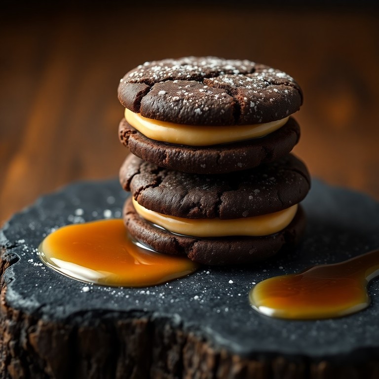 Chewy Molasses and Maple Cream Cookies