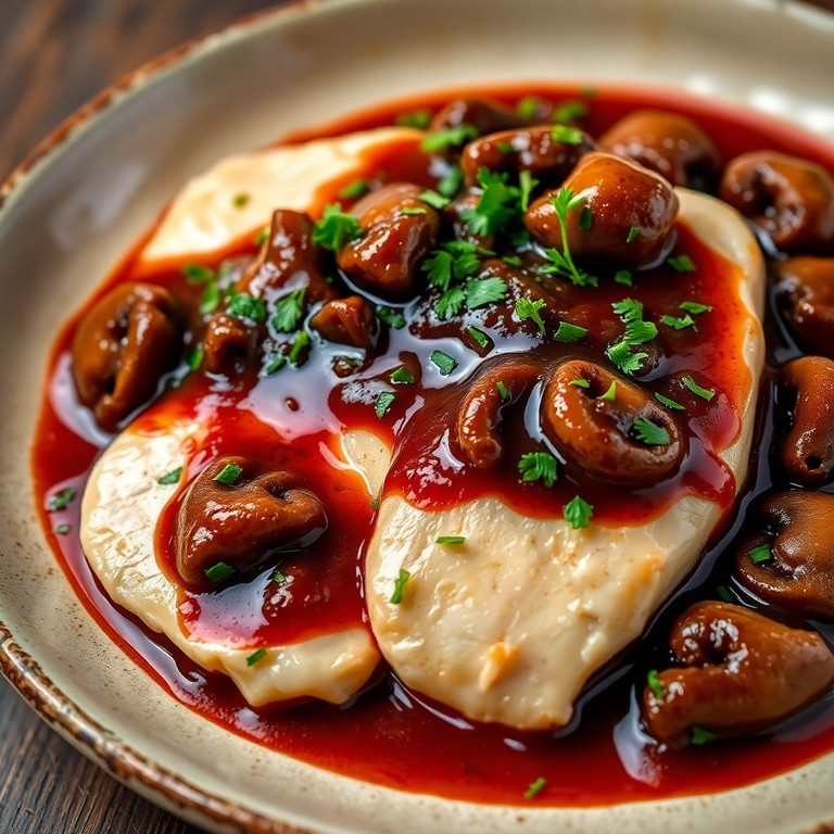 Pollo Fino Coc au Vin: Zarte Hähnchenbrust in Rotweinsoße