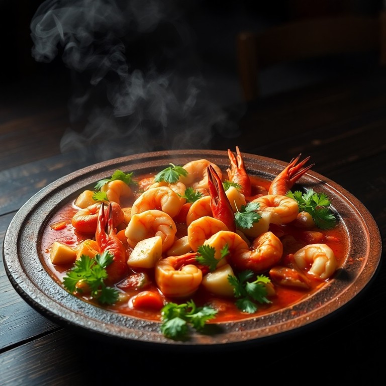 Mariscada Criolla en Disco de Arado