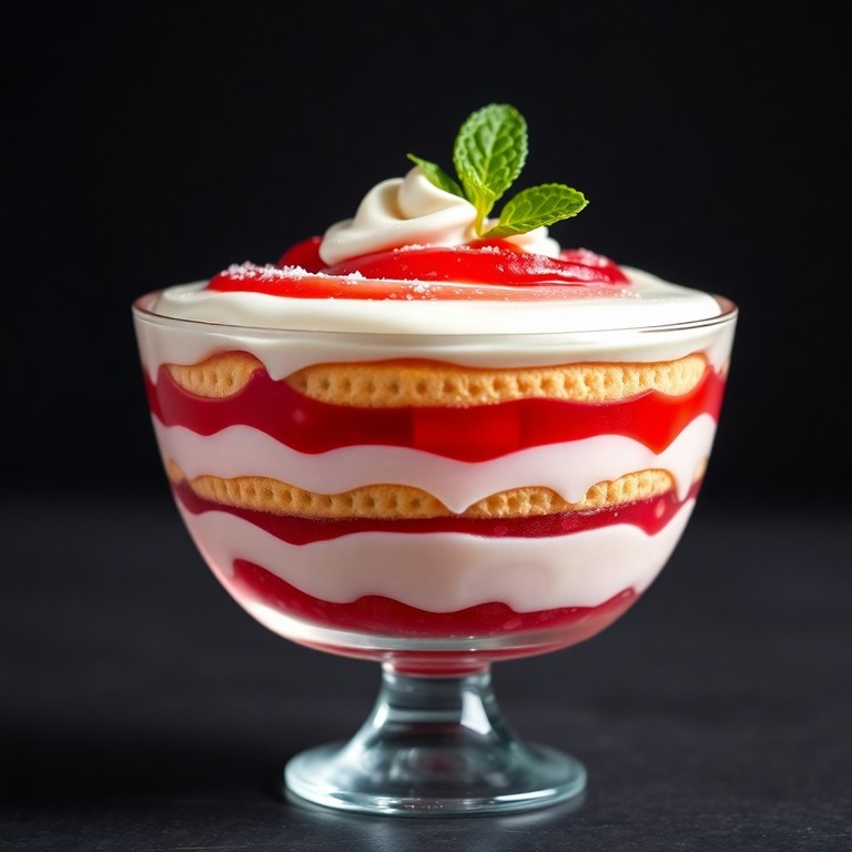 Parmigiana de Biscoito Cremoso com Goiabada e Morango