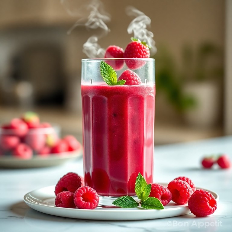 Batido Refrescante de Frutos Rojos y Menta
